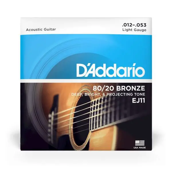 D'Addario - 12-53 80/20 Bronze - Regular Light EJ11