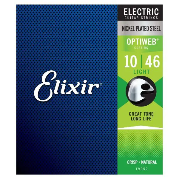 Elixir - 10-46 Electric Nickel Plated Steel with OPTIWEB Coating - Light 19052