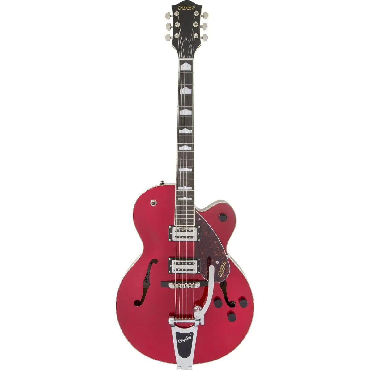 Gretsch guitars g2420t streamliner single on sale cutaway hollowbody with bigsby walnut stain