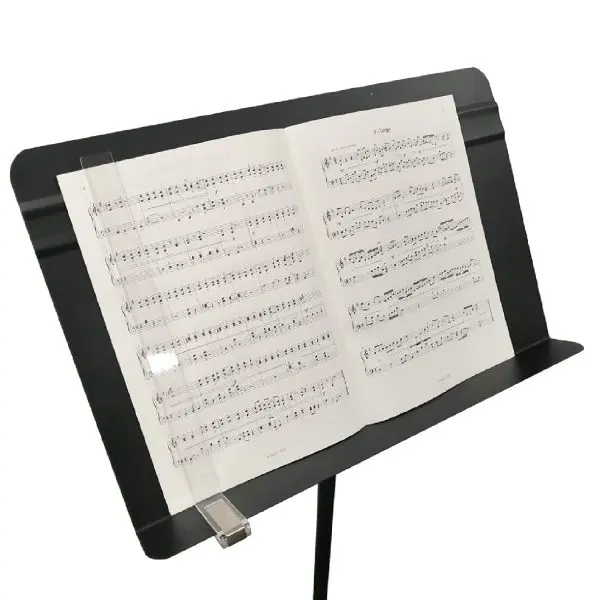Manhasset Musiclip MA1200 - Clear Plastic Clip To Hold Sheet Music