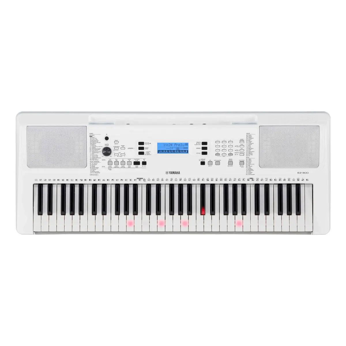 Yamaha EZ-300 ホワイト 61鍵盤 Yamaha - EZ-300 Portable Keyboard - Nantel Musique