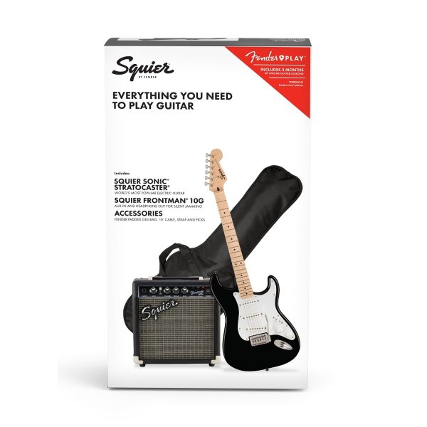 Squier - Sonic™ Stratocaster® Pack - Black - 0371720006 Box