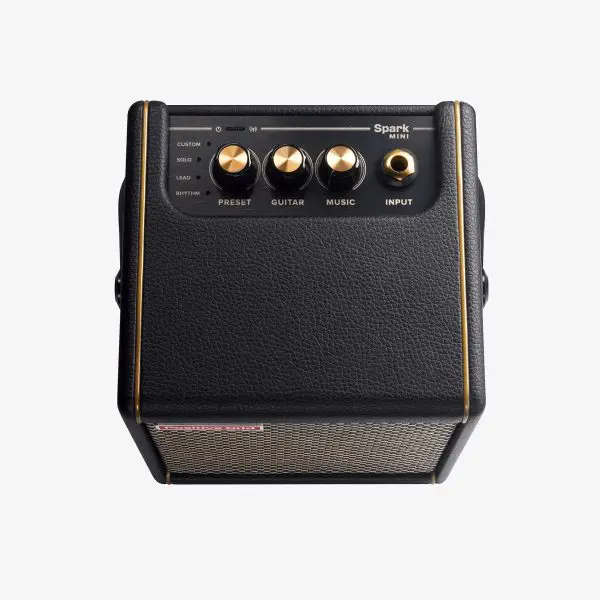 Positive Grid - Spark MINI 10-Watt Portable Smart Guitar Amp & Bluetooth Speaker Top