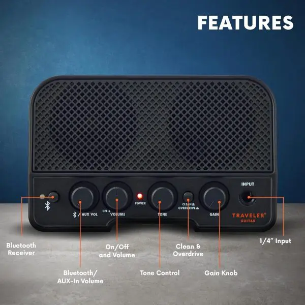 Traveler Guitar - MA-5 Black 5–Watt Small Guitar Amp