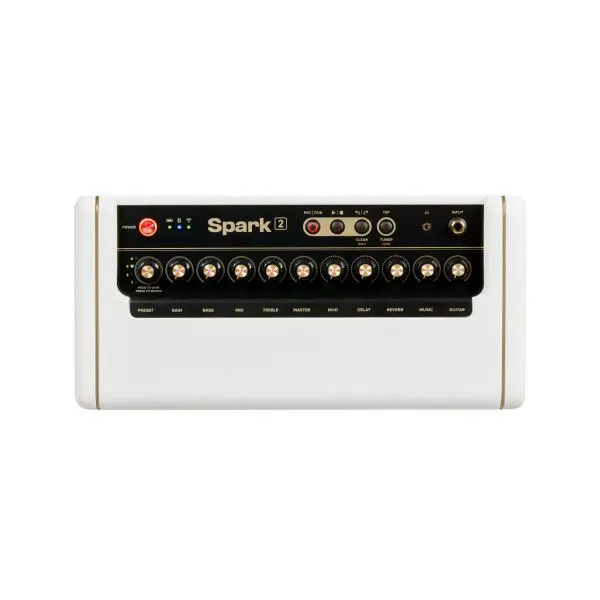 Positive Grid – Spark 2 50-Watt Smart Guitar Practice Amp & Bluetooth Speaker – Pearl