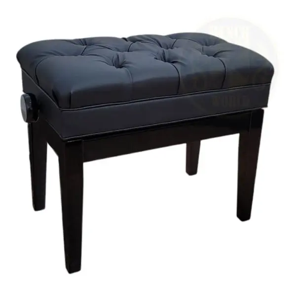 Benchworld - MINUET 1C PE Adjustable Piano Bench in Polished Ebony