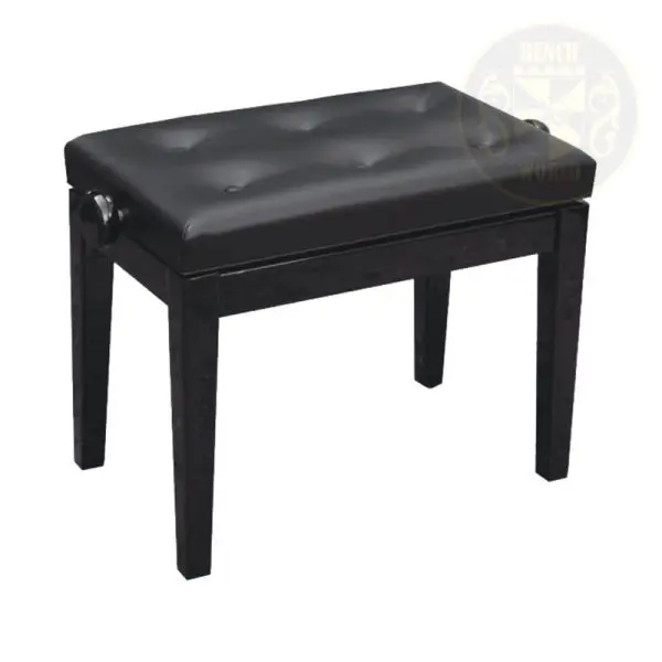 Benchworld - SONATA 1C PE Adjustable Piano Bench in Polished Ebony