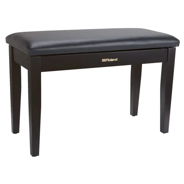 Roland - RPB-D100PE Duet Piano Bench with Storage - Polished Ebony